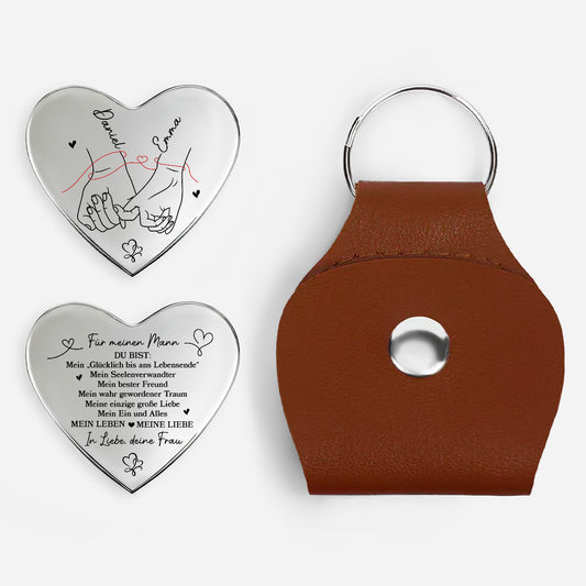 8270AGE1 mein ein und alles personalisiert_e paar geschenke pocket hug schlusselanhanger 8270ajttag