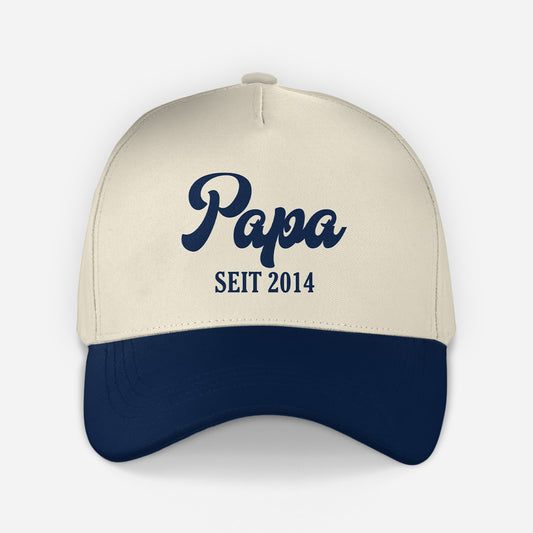 8286JGE1 papa seit personalisiertes geschenk kappen papa mama 8286jsqzb