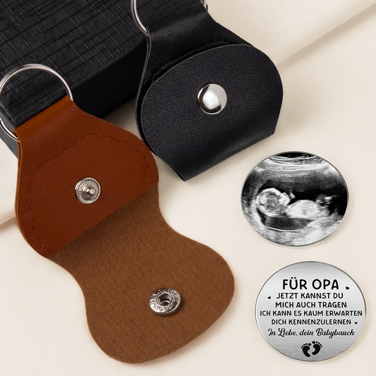 8296AGE1 ich kann es kaum erwarten pocket hug schlusselanhanger personalisiert_ ultraschallfoto werdender papa 8296ajalhb_2