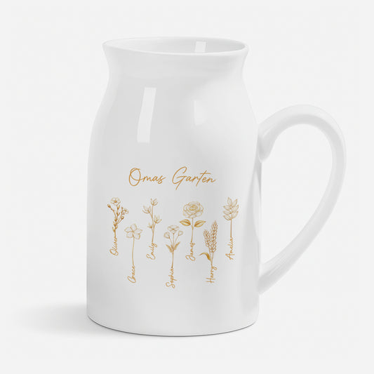 8323OGE1 omas garten gold personalisierte vase oma mama aus keramik 8323oty5a
