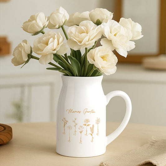 8323OGE2 omas garten gold personalisierte vase oma mama aus keramik 8323oty5a