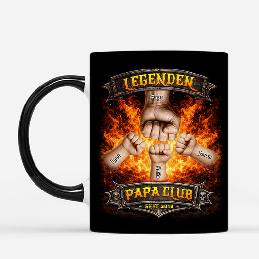 8339MGE1 legenden papa club personalisierte geschenke papa tasse 8339msqhb