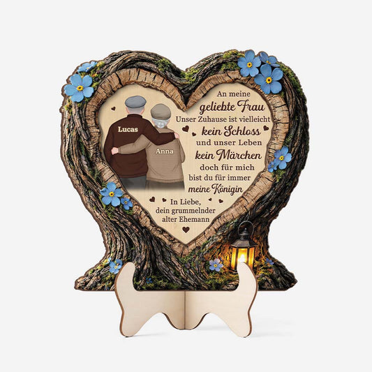 8345QGE1 3d druck effekt an meine frau ich liebe dich personalisierte geschenke foto holzaufsteller paar 8345qsqtg