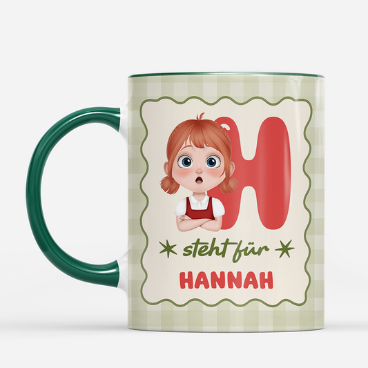 8421MGE1 buchstaben personalisierte namenstasse kinder 8421mcqhk