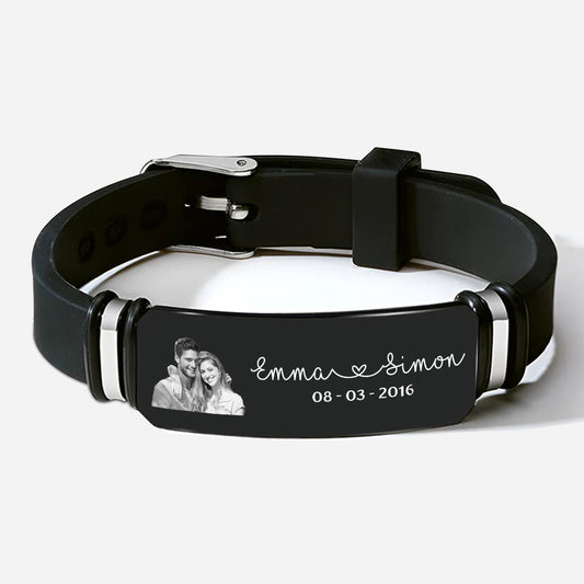 8552JGE1 liebespaar mit namen personalisierte armbander paare_ foto 8552jnp5g