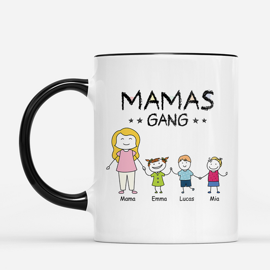 8644MGE2 papas gang stickmen mama papa tasse personalisieren buntstifte 8644m8y5b