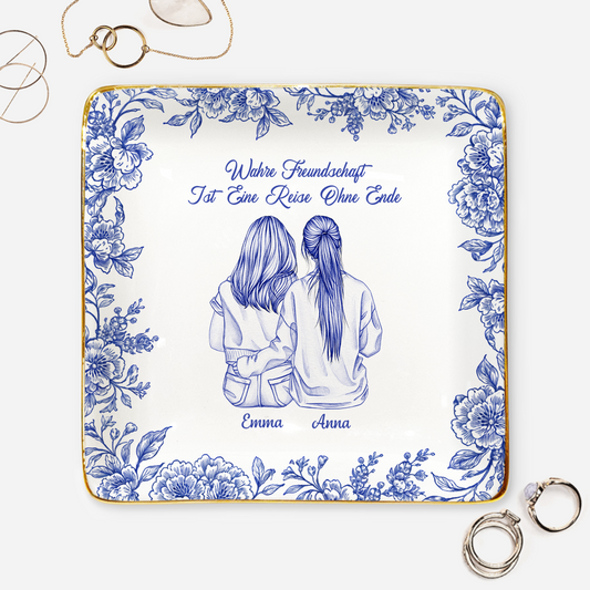 87152GE1 beste freundinnen fur immer personalisierte geschenke beste freundin schmuckschale toile de jouy 87152ahcf