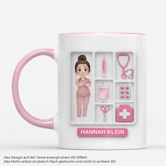 8728MGE1 3d druck effekt pflegefachperson personalisiertes geschenk tasse krankenpfleger 8728macsn