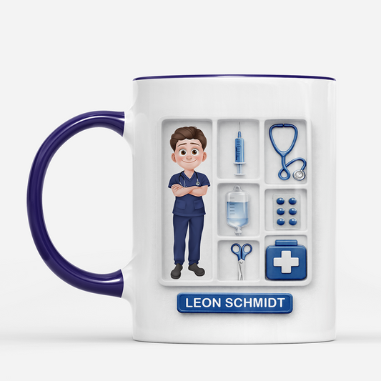 8728MGE2 3d druck effekt pflegefachperson personalisiertes geschenk tasse krankenpfleger 8728macsn