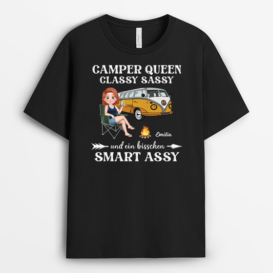 8745AGE1 camper queen personalisierte t shirts damen_ 8745a8fca