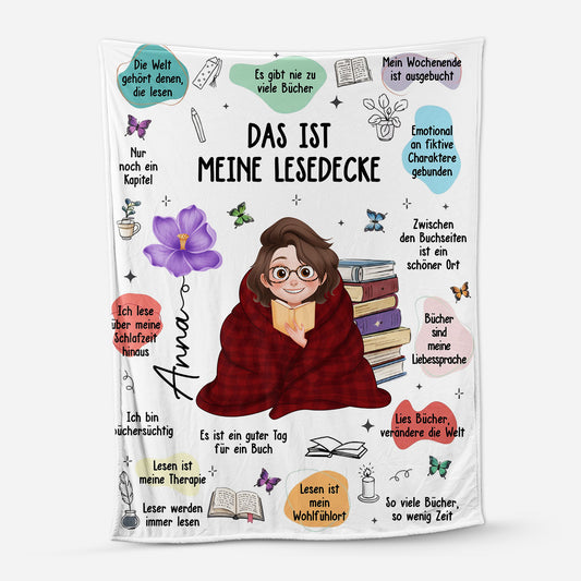 8771BGE1 lustige spruche bucherwurm kuscheldecke personalisiert_ fur leseratten frauen 8771bcfsa