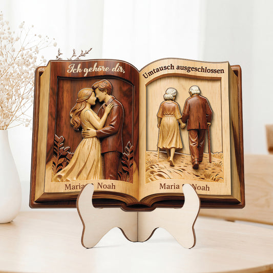8845QGE2 3d druck effekt vom ersten kuss bis zum letzten atemzug holzaufsteller personalisiert paar buch 8845qtplg_e2fee037 d093 4035 91a4 c10e47cd68bc