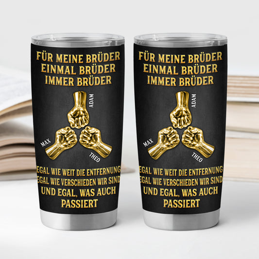 8886TGE2 einmal bruder immer bruder personalisierter thermobecher 590 ml 8886tspmb