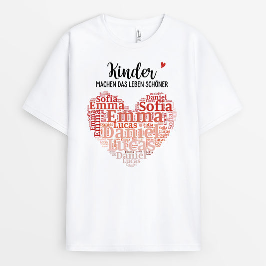 8890AGE1 kinder machen das leben schoner t shirt papa personalisiert mama mit namen 8890asqaa_5288f445 1e09 4015 9844 0310e876d5fd