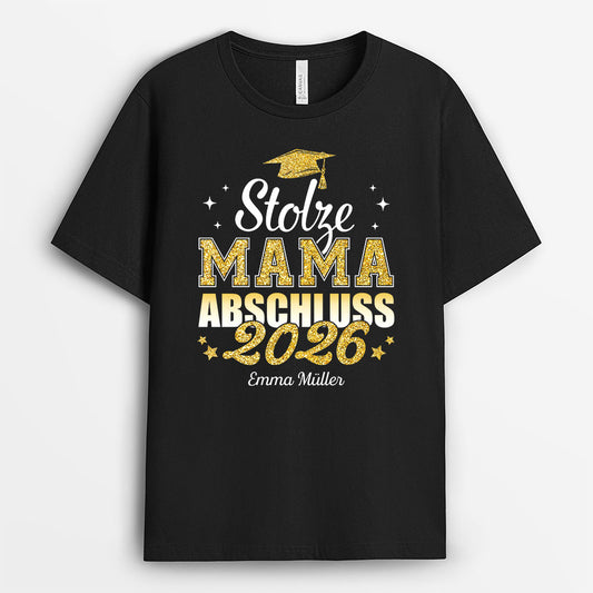 8933AGE1 stolze mama abschluss t shirt personalisiert_ mama papa 8933aayla