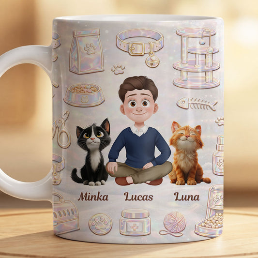 8935MGE1 3d druck effekt katze und mensch_ katzen tasse personalisiert holografie 8935m3vcd_1