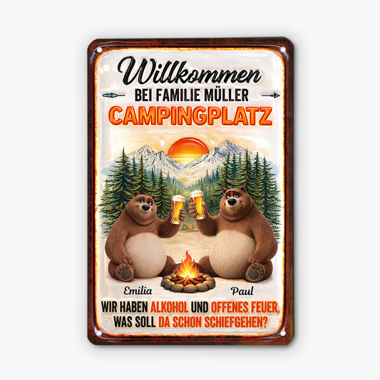 8958EGE2 feuerstelle personalisierte paar geschenke_ camping schild bar 8958e6qrg