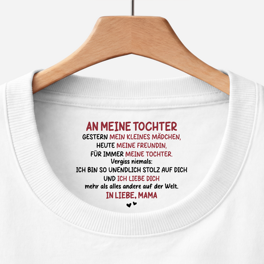 8969AGE1 ich liebe dich mehr als alles andere auf der welt personalisiertes geschenk weisses t shirt nackenlabel drucken sohn tochter manner frauen 8969aaccca