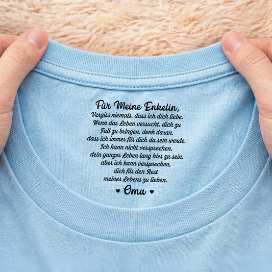 8977AGE1 ich kann versprechen dich fur den rest meines lebens zu lieben weisses t shirt personalisiert nackenlabel drucken sohn tochter manner frauen 8977aacvsa_2