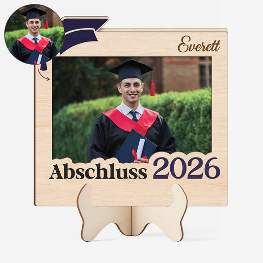 8983QGE1 abschluss abi personalisierte geschenke foto holzaufsteller 8983qadcs