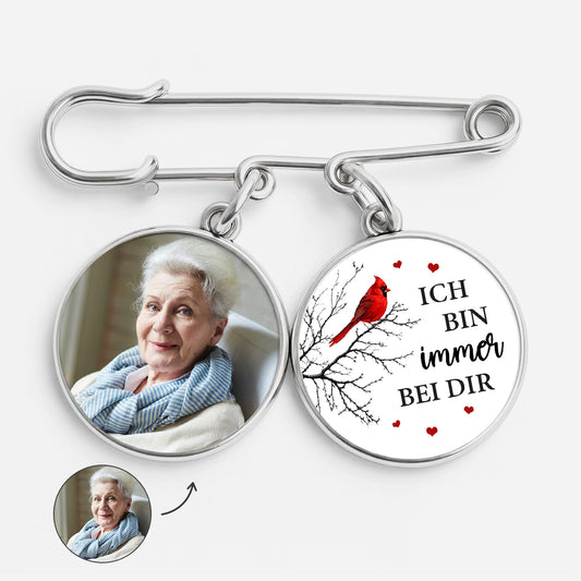 9063AGE1 ich bin immer bei dir personalisierte trauergeschenke anstecknadel charms mit foto abschluss 9063aj6dma