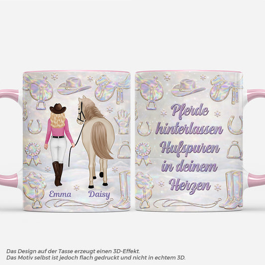 9078MGE1 3d druck effekt pferde hinterlassen hufspuren in deinem herzen personalisierte geschenke pferd tasse 9078m8qch_5c2058e2 c702 447e 90eb c0db91bade32