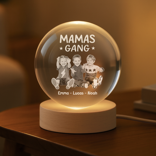 9134LGE2 omas gang kristallkugel personalisiert foto kinder 9134lnf5a