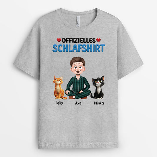 9191AGE2 offizielles schlafshirt katze personalisierte geschenke katze t shirt cartoon 9191a3d5d