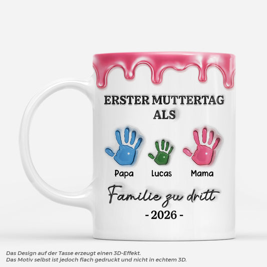 9220MGE1 3d druck effekt erster muttertag vatertag katze hund mama papa tasse personaliseren drip effekt 9220m8qta