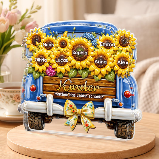 9232AGE2 3d druck effekt enkelkinder machen das leben schoner personalisiertes geschenk acryl aufsteller oma mama 9232ar8kga