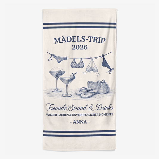 9286BGE1 madels trip personalisierte geschenke fur frauen strandtuch 9286baeta