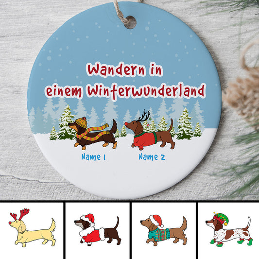 0024O010CGE1 personalisierte geschenke Ornament hunde hundeliebhaber winterwunderland_047769f8 6778 4ca0 a835 9796e82c8f59