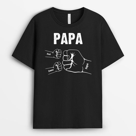 0263A108BGE1 personalisierte T Shirt geschenke fauststoss opa papa kinder_d67727a2 9b95 4a2b 837f cc9e0f231a7b