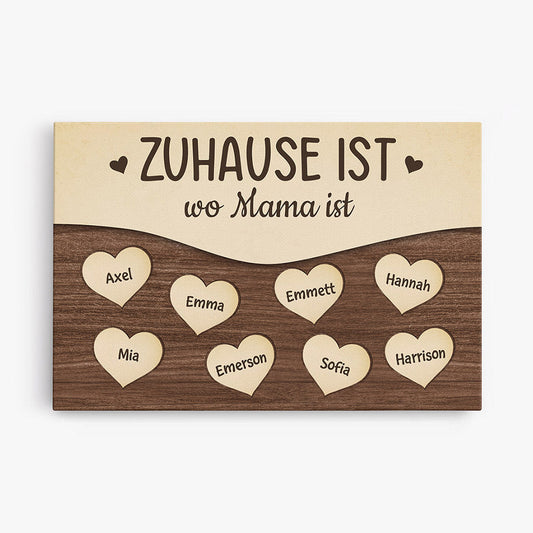0380CGE1 Personalisierte Geschenke Leinwand Home Oma Mama_1af4da67 4dcf 4ee7 8dbb d2f51f898ad4