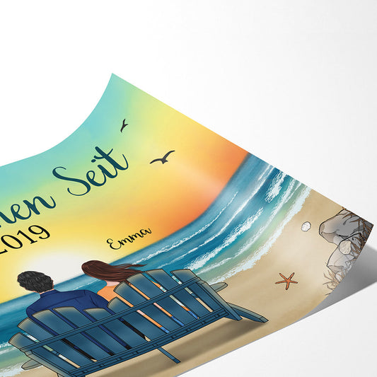 0489S595GGE2 Individuelle Aufmerksamkeiten Poster Menschen Paare Strand_71d371f3 6c4e 4d42 86a5 83e687966736