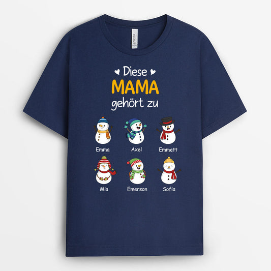 0524AGE1 Personalisierte Geschenke T Shirt Weihnachten Enkelkinder Oma Mama_6ea8853e dea1 4718 9f1e 7eacde27a575