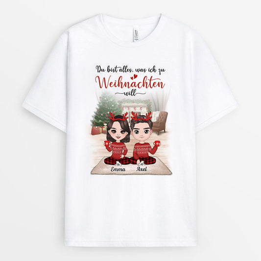 0580AGE1 Personalisierte Geschenke T Shirt Frau Mann Paare Parchen Weihnachten_02a1ca17 3cc9 4cbc 82b9 99ddd44d9d43