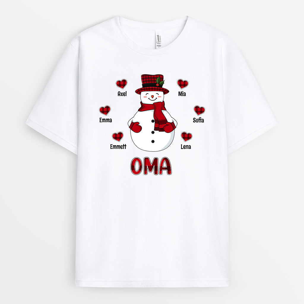 0592AGE1 Personalisierte Geschenke T Shirt Weihnachtsmann Herzen Mama Oma Weihnachten_85fc1ed3 0857 41e4 b1ca d599bc5fb559