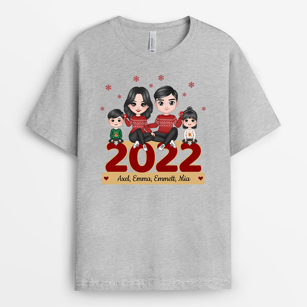 0612AGE1 Personalisierte Geschenke T Shirt Mama Papa Familie Weihnachten_03828b45 e293 4de3 b159 7e592a0f9f03