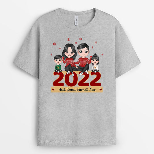 0612AGE1 Personalisierte Geschenke T Shirt Mama Papa Familie Weihnachten_03828b45 e293 4de3 b159 7e592a0f9f03