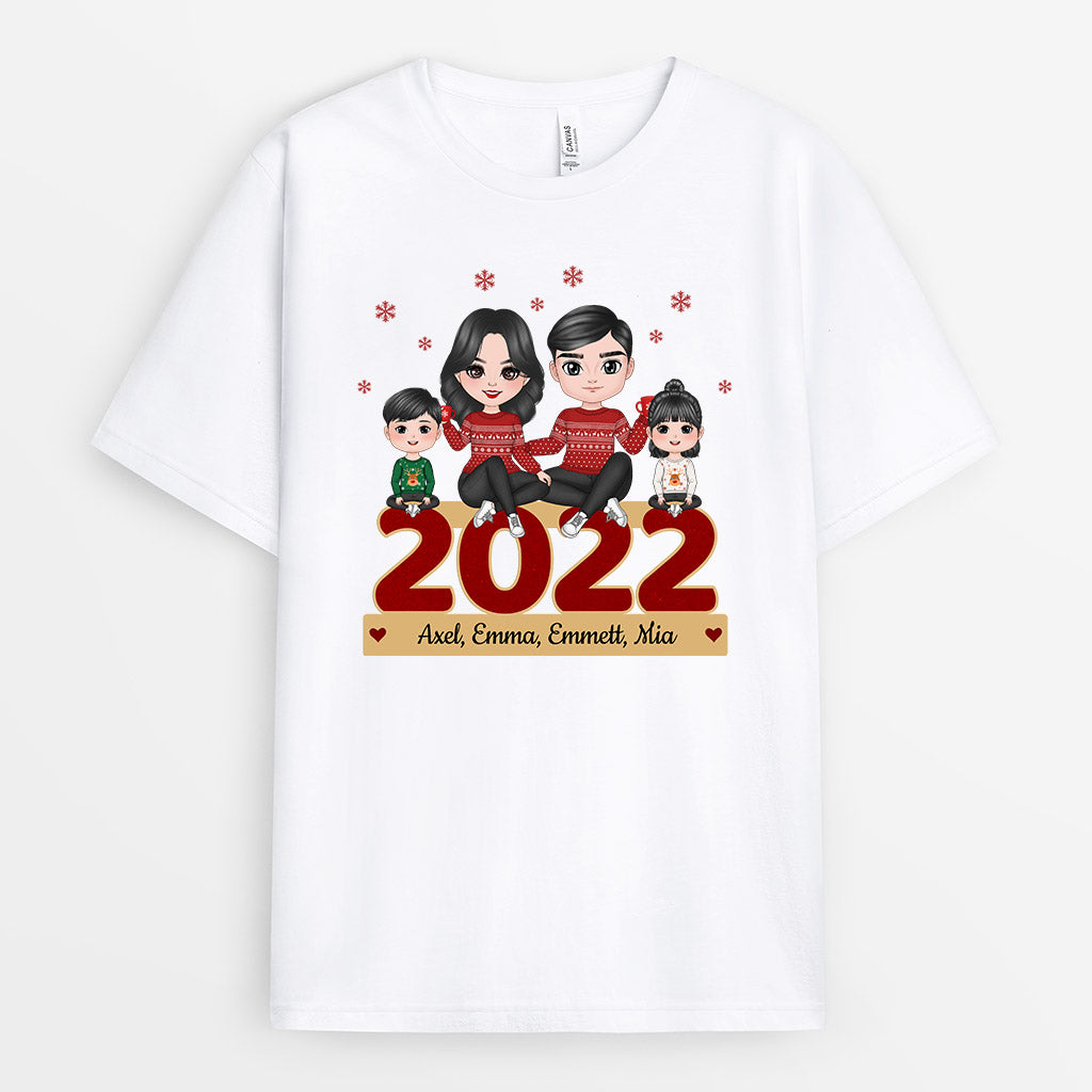 0612AGE2 Personalisierte Geschenke T Shirt Mama Papa Familie Weihnachten_b7eb88c5 b13c 43d0 8f36 56707c90a3ae