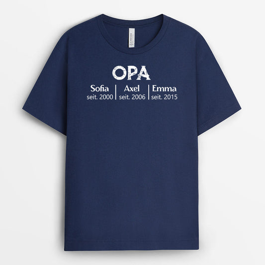 0617AGE2 Personalisierte Geschenke T Shirt Kindernamen Papa Opa Vatertag_044c8538 548c 4ab1 86e7 cf6f5b0af56f
