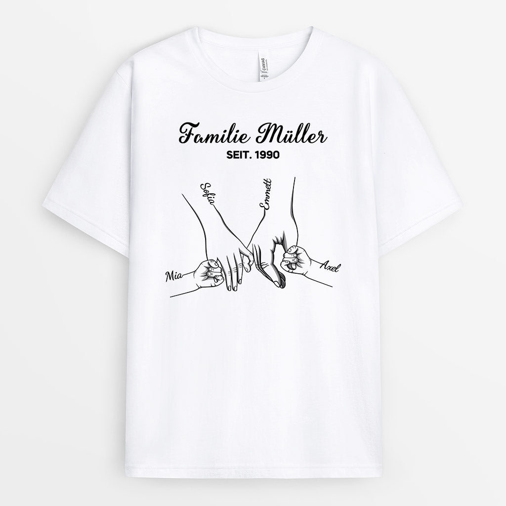 0662Age1 Personalisierte Geschenke T Shirt Kinder Mama Papa Oma Opa_7dac2f16 5121 42b0 830a 84bfa4c2ceea