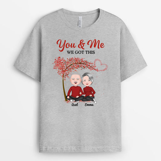 0710Age1 Personalisierte Geschenke T Shirt Freundin Freund Paare Parchen Valentinstag_28932af7 c547 4999 99f4 f17b8124524f