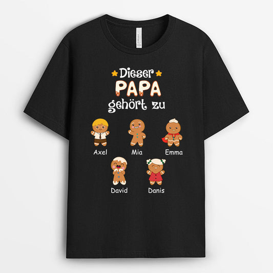 0721AGE2 Personalisierte Geschenke T Shirt Kekse Enkelkinder Opa Vater Vatertag_dc5fffb5 de9d 40bf b37d bd0d6fa65b77