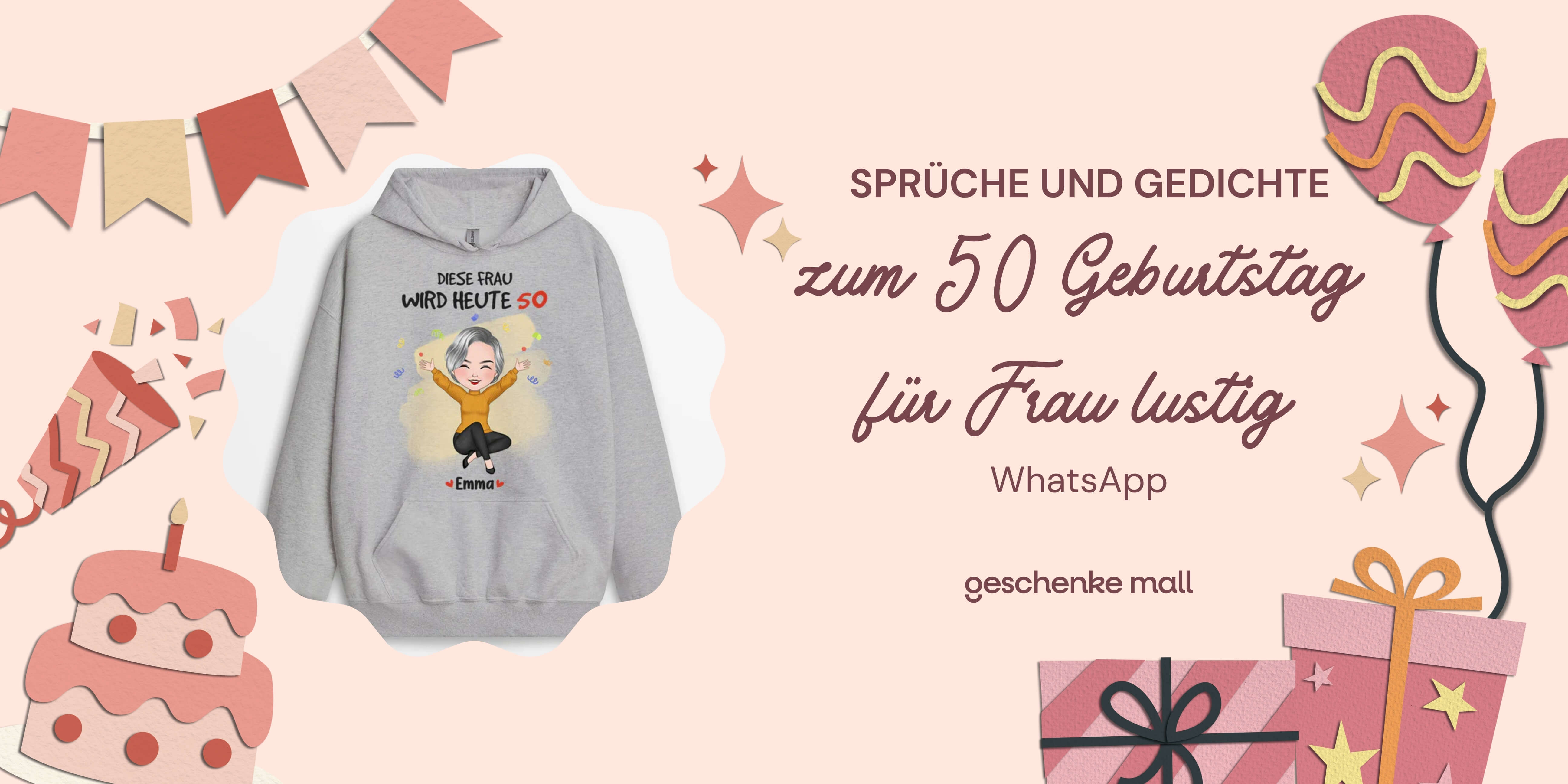 Frech 50 Geburtstag Frau Lustig