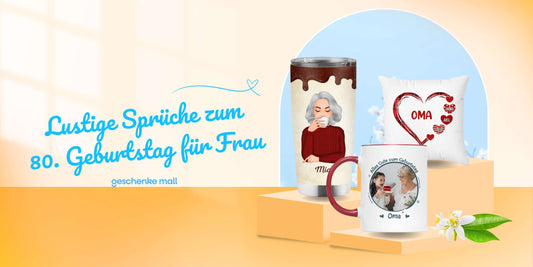 80 geburtstag frau lustig