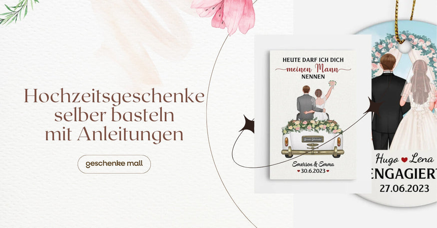 hochzeitsgeschenk selber basteln
