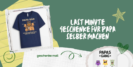6 Kreative Last Minute Geschenke für Papa selber machen | Basteln für Papa zu jedem Anlass