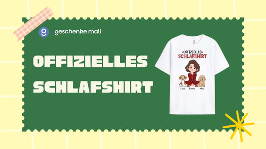 Offizielles Schlafshirt personalisiert